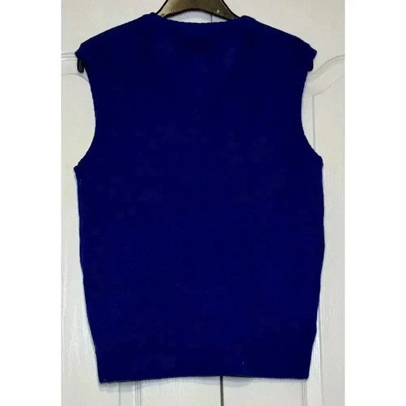 Blue Polar Bear Great Christmas Sweater Vest‎ Size Women’s  Men’s  Medium - Picture 2 of 6